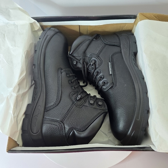 ⭐️40% Off⭐️ S. Fellas Genuine Grip Poseidon Men's Work Boots in Black - Picture 3 of 16